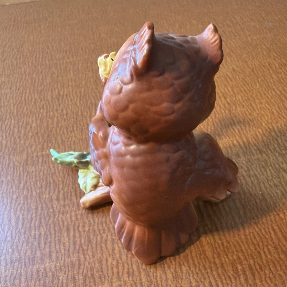 Vtg Hoot Owl Cloverleaf Lane Collection Owl Figurine  By Linda Powell 3.25